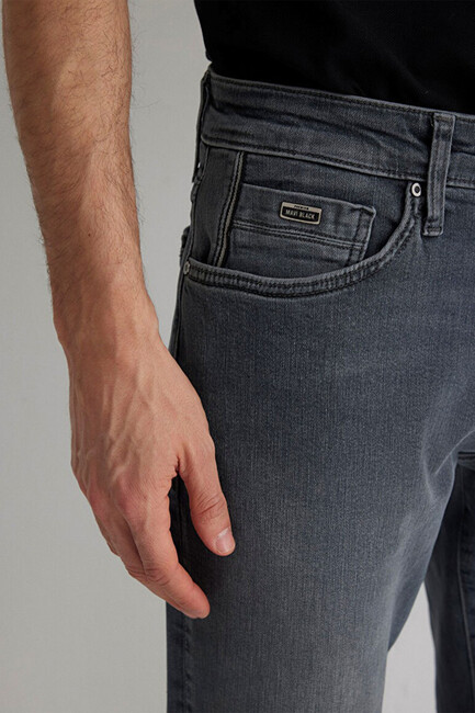 Erkek Marcus Used Blue Jean Pantolon 0035189345 Gri - Thumbnail