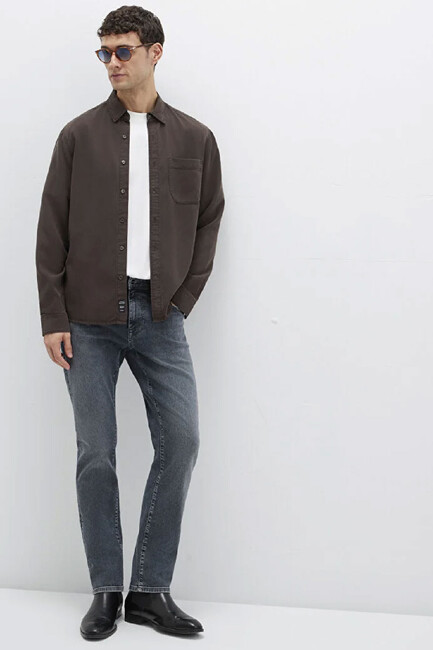 Erkek Marcus Used Blue Jean Pantolon 0035189345 Gri (1)