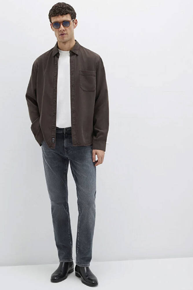 Erkek Marcus Used Blue Jean Pantolon 0035189345 Gri 