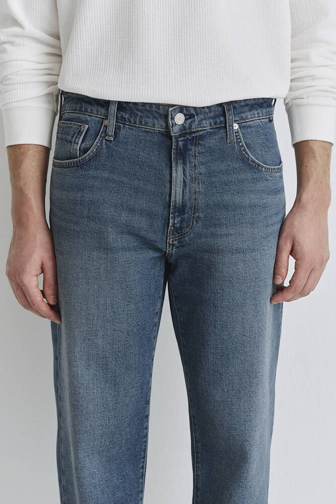 Erkek Marlon Classic Jean Pantolon 0019166-87850 Mavi 