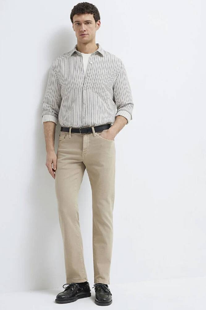 Erkek Martın Comfort Jean Pantolon 0037886566 Bej 