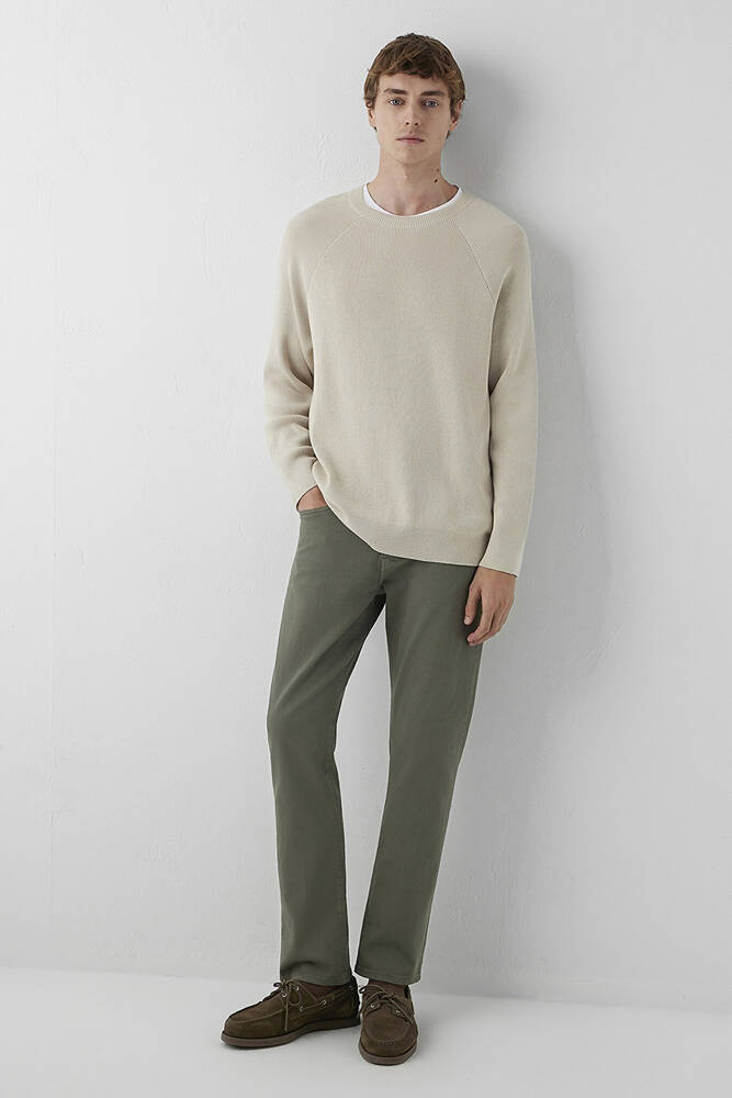 Erkek Martin Comfort Renkli Denim Pantolon 00378A4099 Haki 