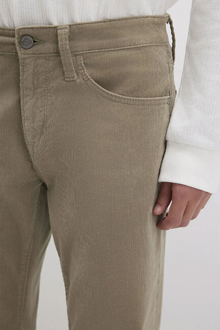 Erkek Martin Kadife Pantolon 0037888246 Bej - Thumbnail