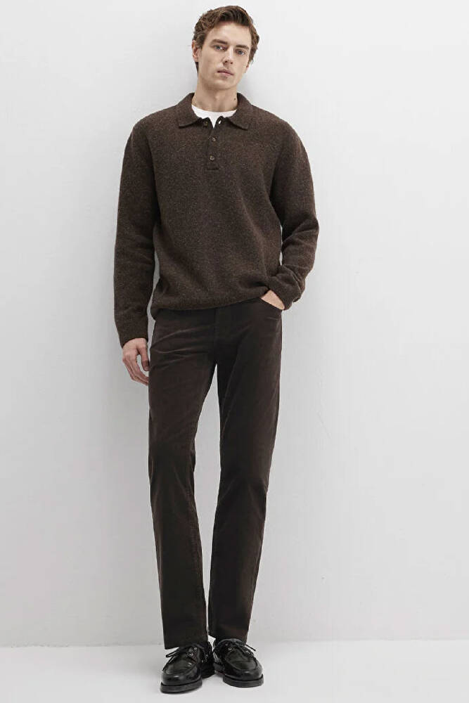 Erkek Martin Kadife Pantolon 0037891110 Kahve 