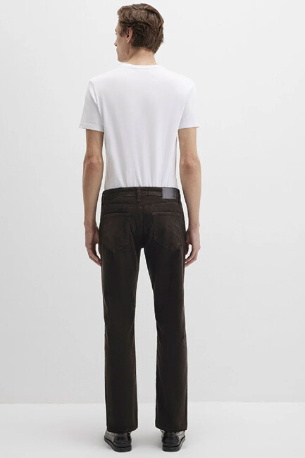 Erkek Martin Kadife Pantolon 0037891110 Kahve - Thumbnail