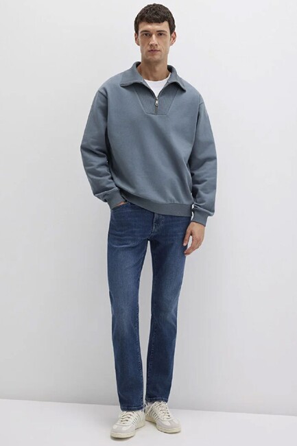 Erkek Martin Vintage Premium Jean Pantolon 0037888222 Mavi (3)