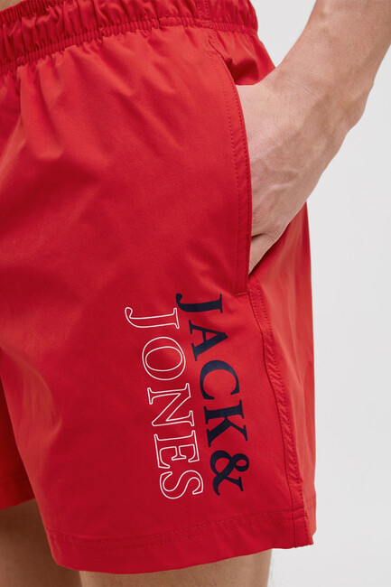 Erkek Mauı Swım Double Logo Şort 12272799 Kırmızı - Thumbnail