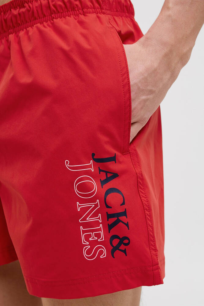 Erkek Mauı Swım Double Logo Şort 12272799 Kırmızı 