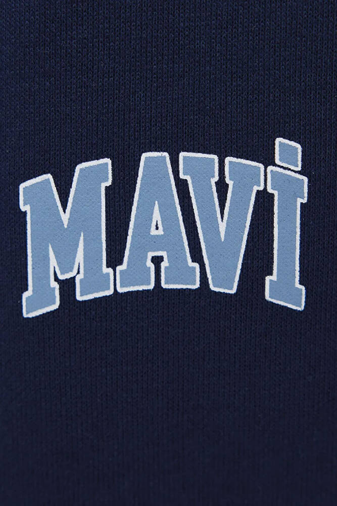 Erkek Mavi Baskılı Eşofman Alt 0010207-70497 Lacivert 