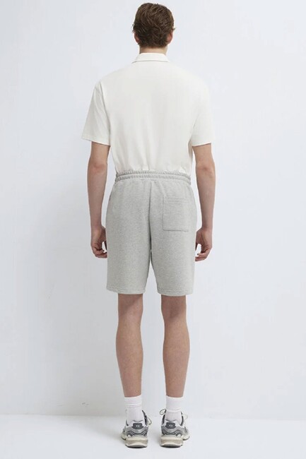 Erkek Mavi Baskılı Şort 0410224-80018 Gri - Thumbnail