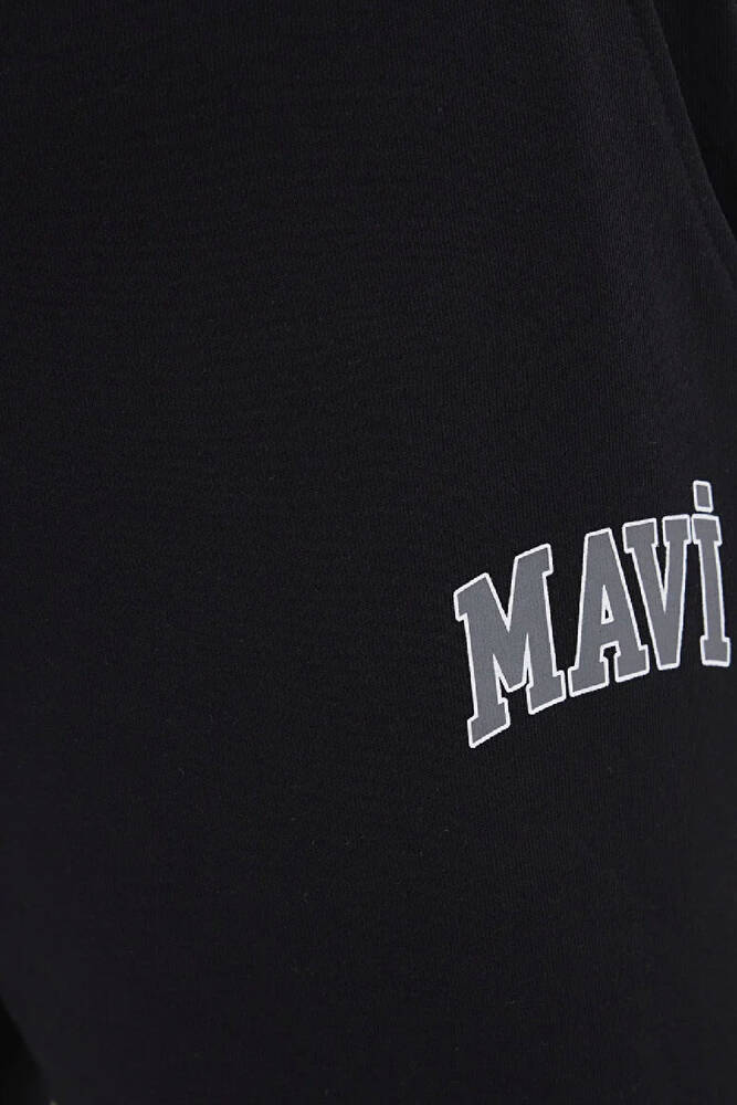 Erkek Mavi Baskılı Şort 0410224-900 Siyah 