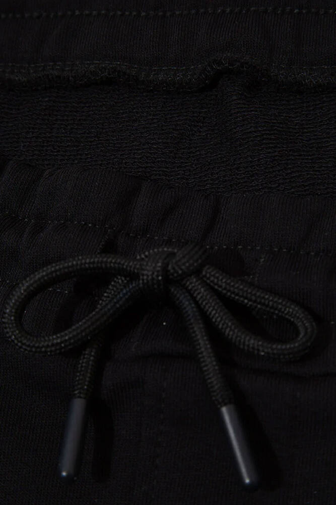 Erkek Mavi Baskılı Şort 0410224-900 Siyah 