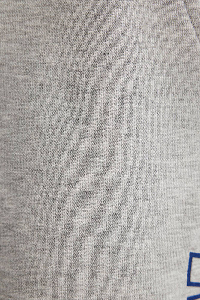 Erkek Mavi Baskılı Şort 0410225-80196 Gri 