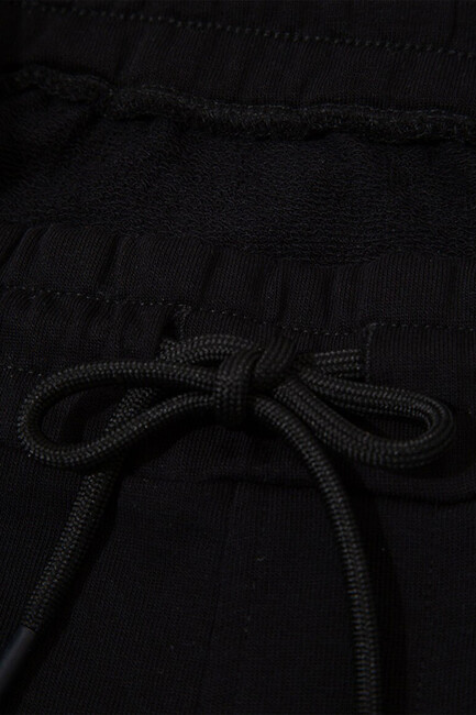 Erkek Mavi Baskılı Şort 0410225-900 Siyah - Thumbnail