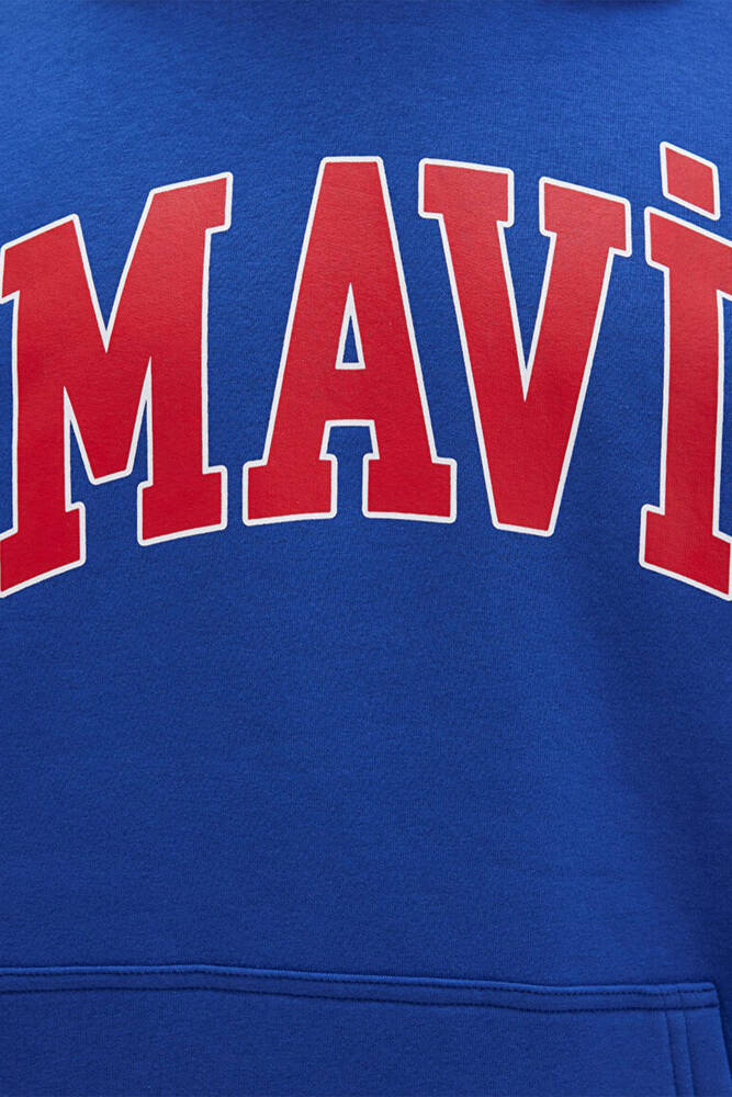 Erkek Mavi Baskılı Sweat 067149-70907 Mavi 