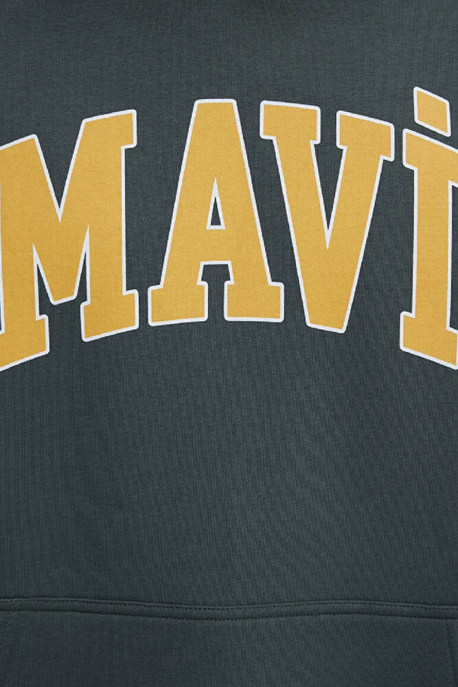 Erkek Mavi Baskılı Sweat 067149-71598 Yeşil 