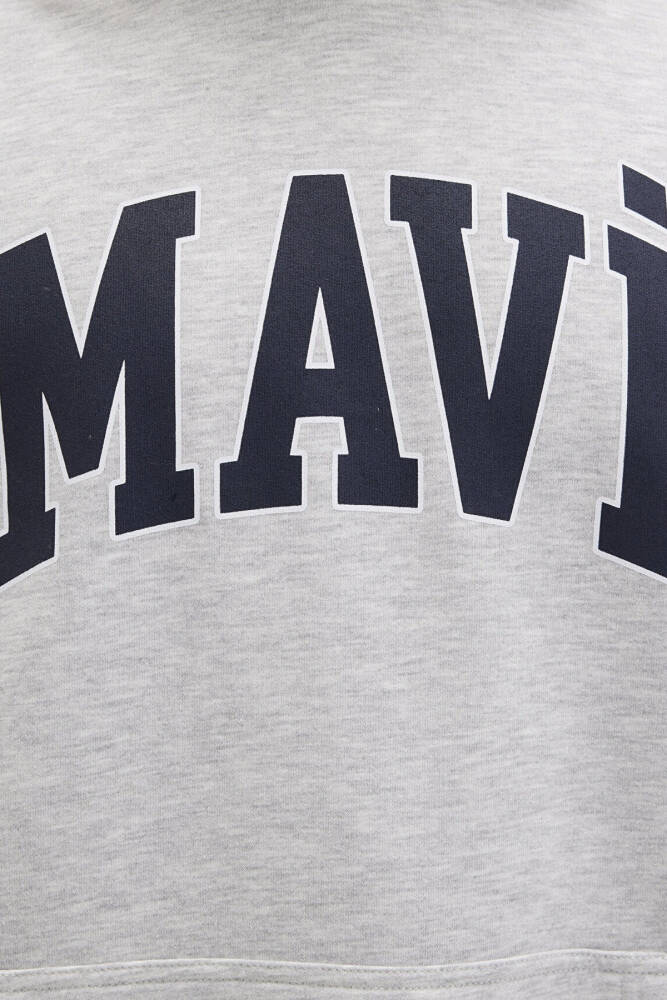 Erkek Mavi Baskılı Sweat 067149-80196 Gri  - 6