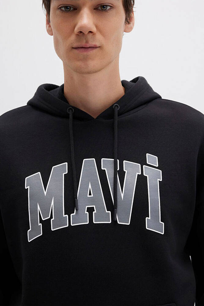 Erkek Mavi Baskılı Sweat 067149-902 Siyah 