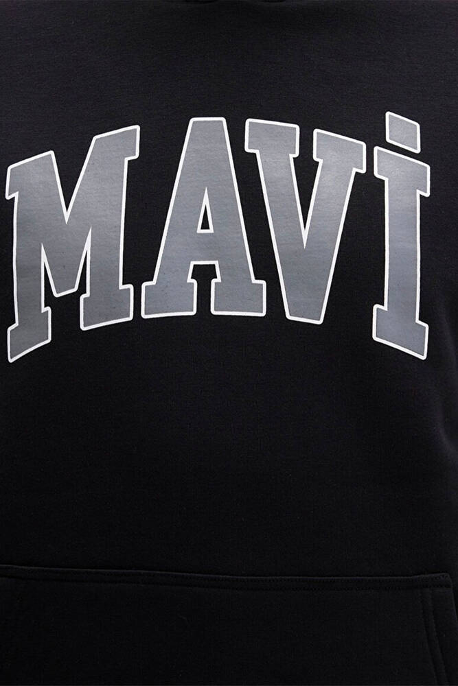 Erkek Mavi Baskılı Sweat 067149-902 Siyah 