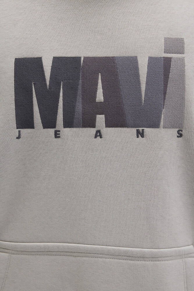 Erkek Mavi Baskılı Sweat 0S10199-70093 Gri  - 8