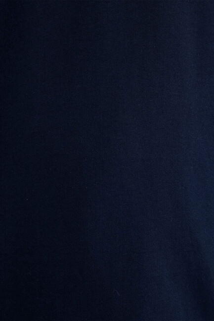 Erkek Mavi Baskılı Tişört 0610635-70490 Lacivert - Thumbnail