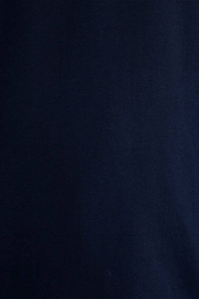 Erkek Mavi Baskılı Tişört 0610635-70490 Lacivert 