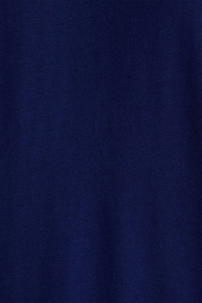 Erkek Mavi Baskılı Tişört 0612587-70496 Lacivert 