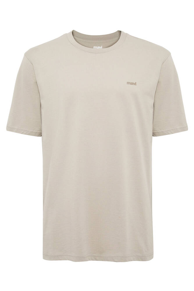 Erkek Mavi Baskılı Tişört 0612819-70154 Bej 