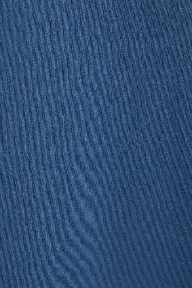 Erkek Mavi Baskılı Tişört 0613186-70764 Mavi 