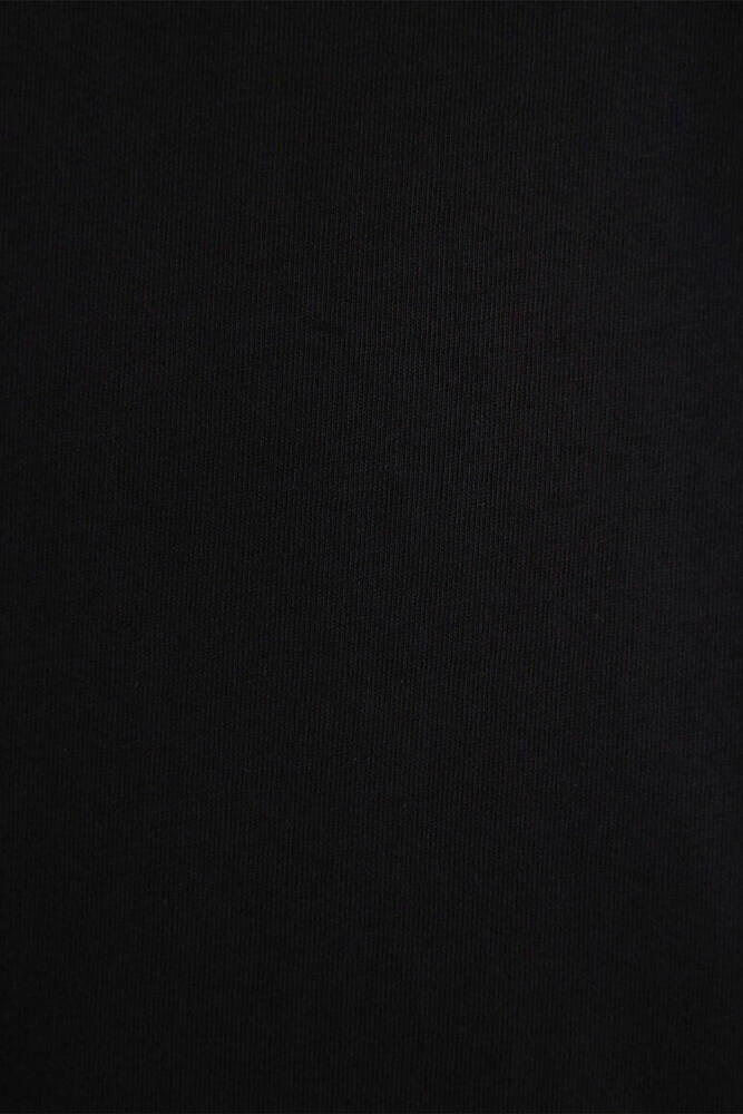 Erkek Mavi Baskılı Tişört 066841-900 Siyah 