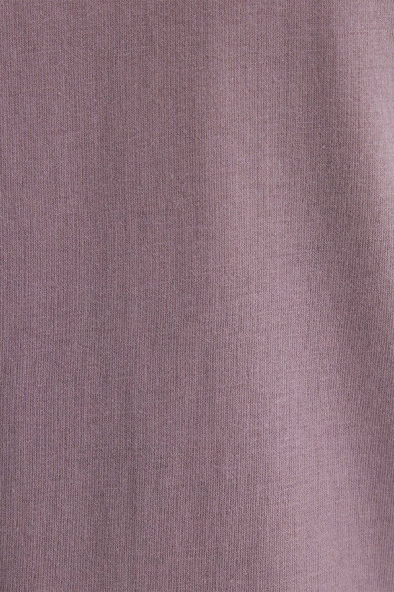 Erkek Mavi Baskılı Tişört 066846-89596 Mor - Thumbnail