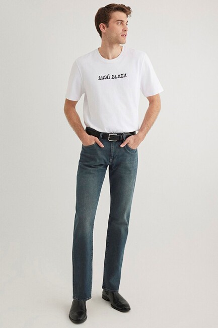Erkek Mavi Black Tişört 0612527-620 Beyaz (2)