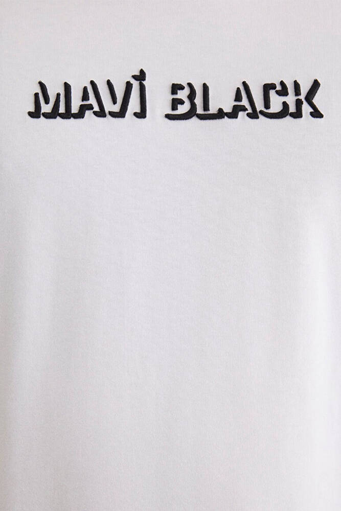 Erkek Mavi Black Tişört 0612527-620 Beyaz 