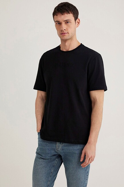 Erkek Mavi Black Tişört 0612644-900 Siyah (2)