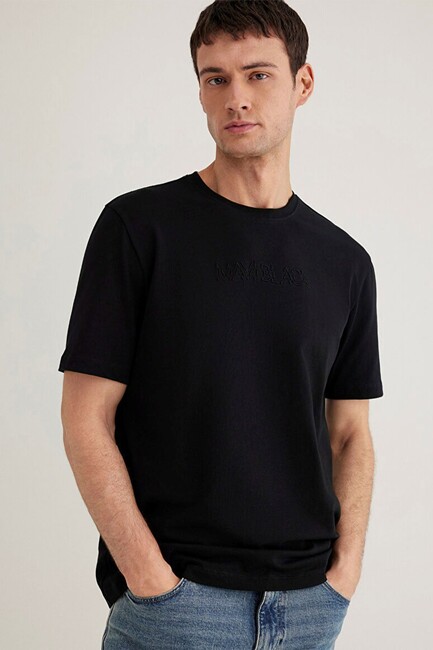 Erkek Mavi Black Tişört 0612644-900 Siyah (3)