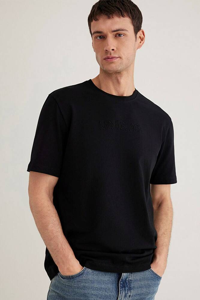 Erkek Mavi Black Tişört 0612644-900 Siyah 