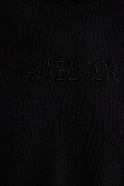 Erkek Mavi Black Tişört 0612644-900 Siyah - Thumbnail