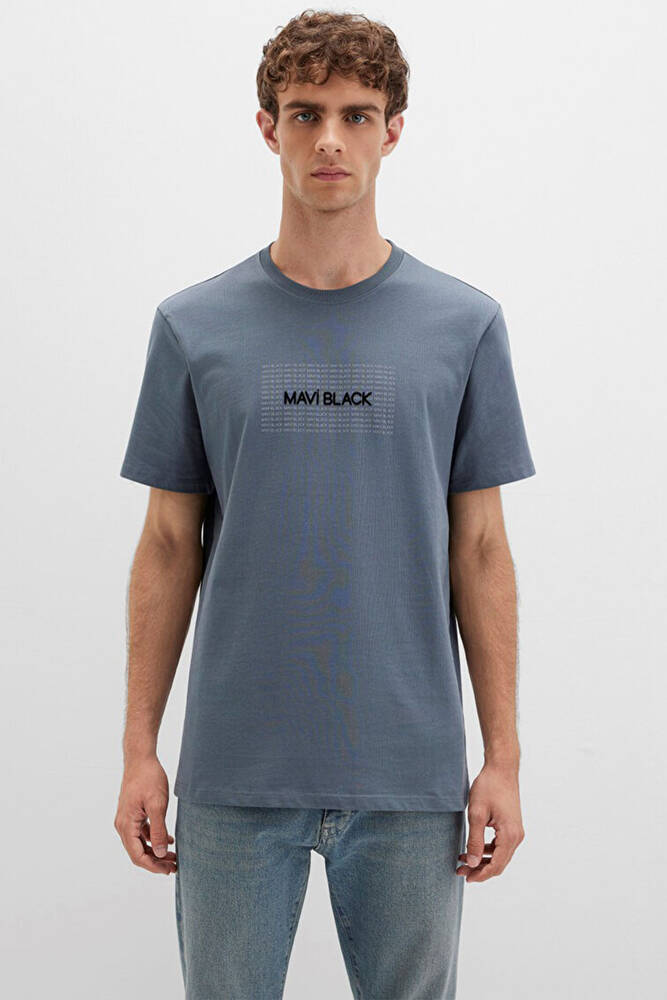 Erkek Mavi Black Tişört 0613042-80776 Mavi 