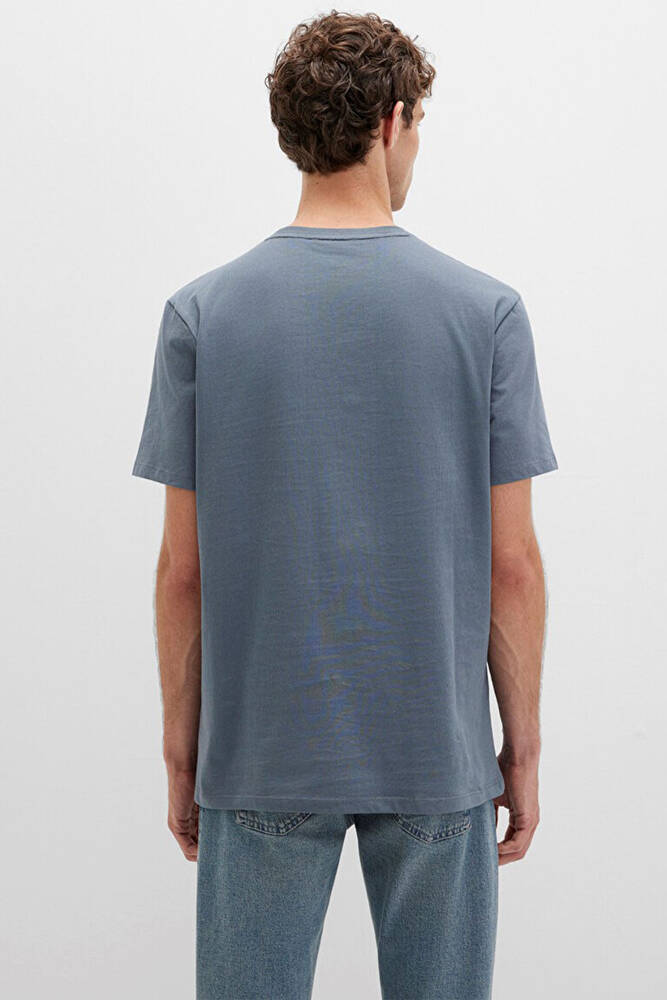 Erkek Mavi Black Tişört 0613042-80776 Mavi 