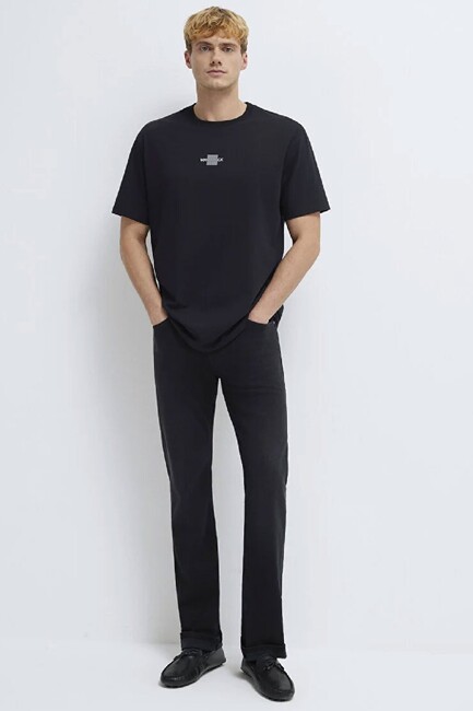 Erkek Mavi Black Tişört 0613132-900 Siyah (2)