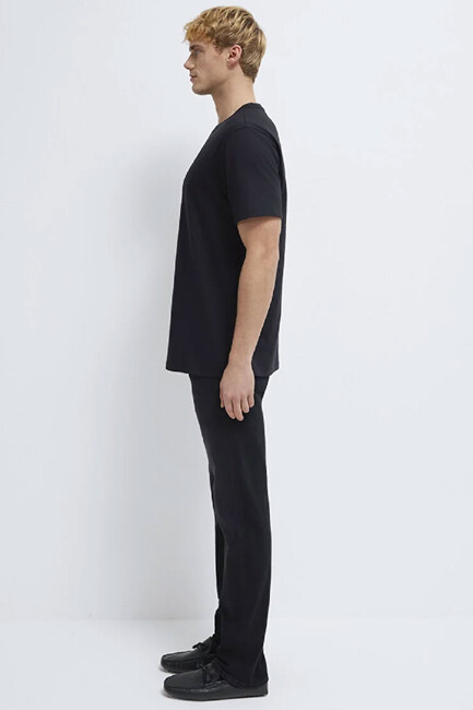 Erkek Mavi Black Tişört 0613132-900 Siyah - Thumbnail
