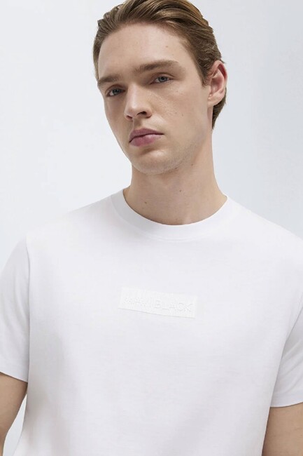 Erkek Mavi Black Tişört 0613270-620 Beyaz (3)