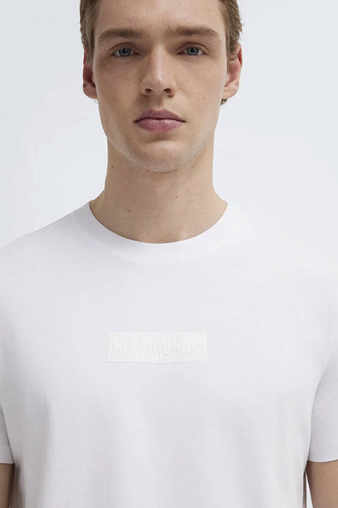 Erkek Mavi Black Tişört 0613270-620 Beyaz 