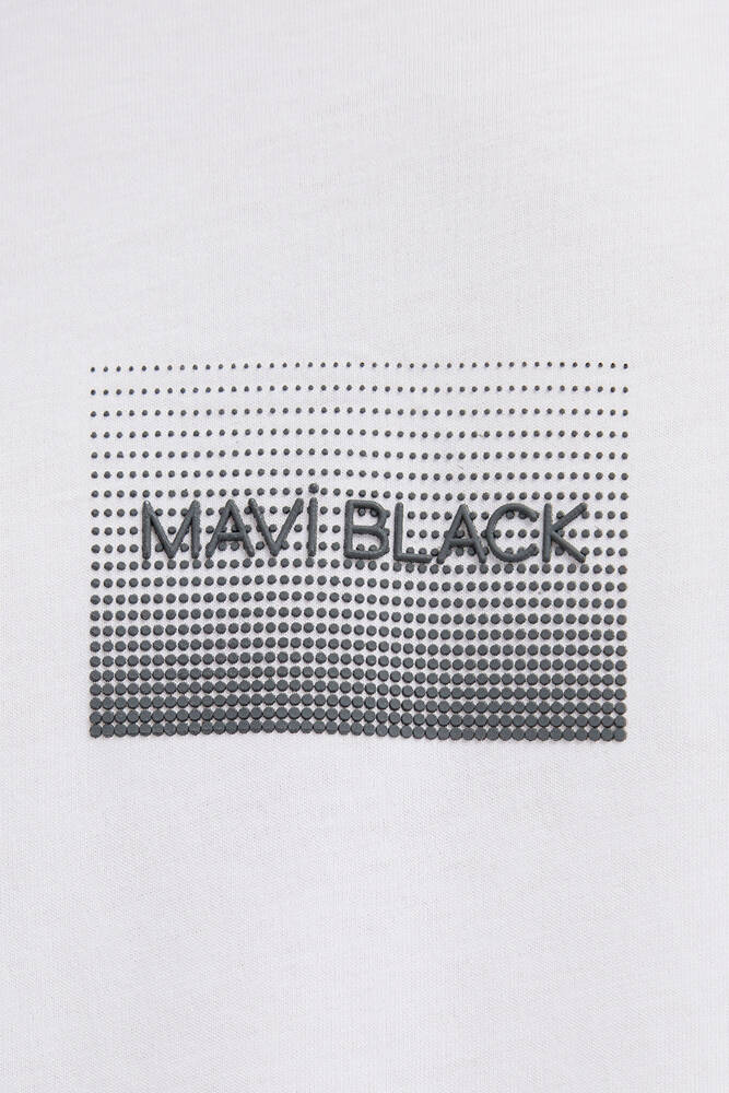 Erkek Mavi Black Tişört 0613364-620 Beyaz 