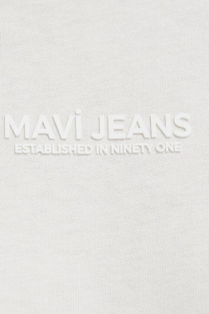 Erkek Mavi Jeans Baskılı Tişört 0613348-80194 Ekru 