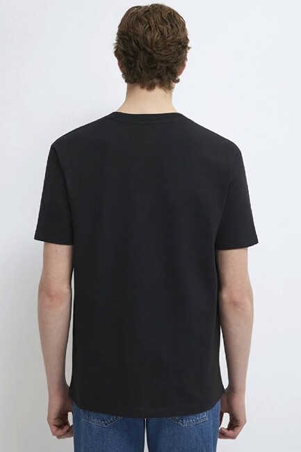 Erkek Mavi Jeans Baskılı Tişört 0613348-900 Siyah - Thumbnail