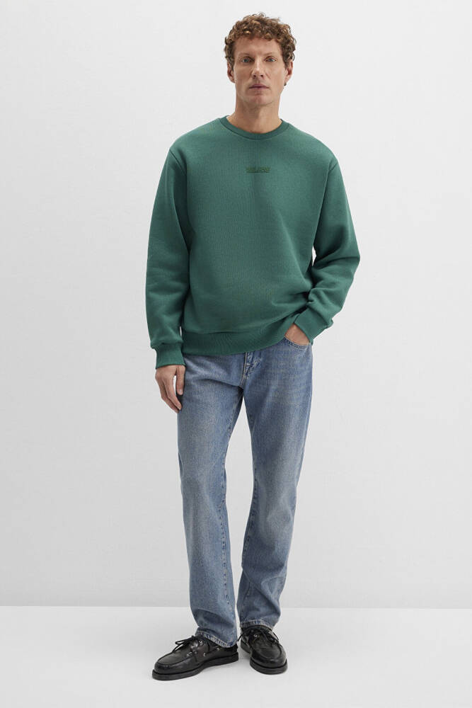 Erkek Mavi Jeans Bisiklet Yaka Sweat 0S10586-71874 Yeşil - 1