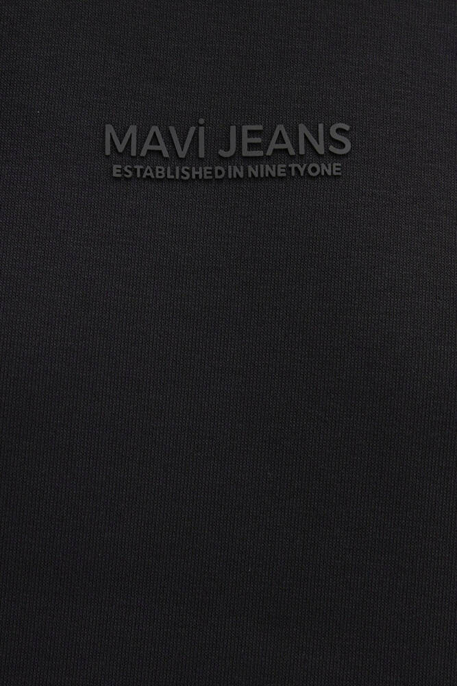Erkek Mavi Jeans Bisiklet Yaka Sweat 0S10586-900 Siyah - 6
