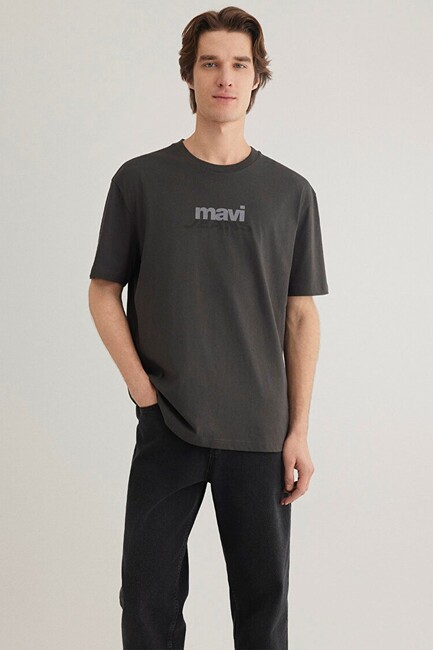 Erkek Mavi Jeans Tişört 0612355-80955 Gri (1)