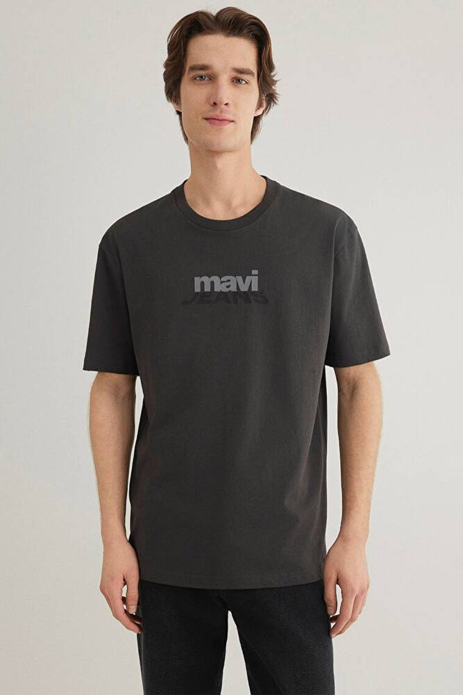 Erkek Mavi Jeans Tişört 0612355-80955 Gri 